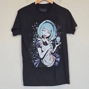 Kawaii Krypt Recipe For Disaster Anime Tee Shirt Unisex Small Spooky Goth